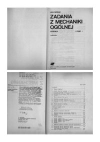 cover of the book ZADANIA Z MECHANIKI OGÓLNEJ Statyka  