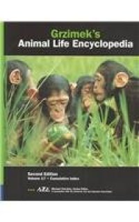 cover of the book Grzimek's Animal Life Encyclopedia, 2nd edition, Volume 17: Cumulative Index  