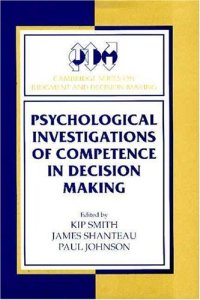 cover of the book Psychological investigations of competence in decision making  