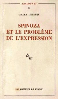 cover of the book Spinoza et le probleme de l’expression