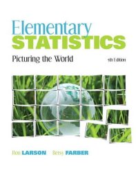 cover of the book Elementary Statistics: Picturing the World (5th Edition)  