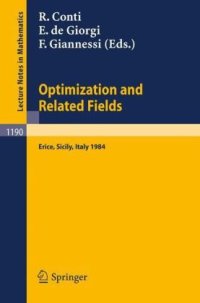 cover of the book Optimization and Related Fields