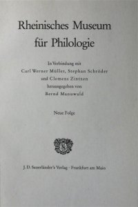 cover of the book Rheinisches Museum für Philologie - Band 149  