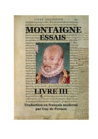 cover of the book Les essais : Livre 3  