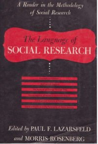 cover of the book The Language of Social Research: A Reader in the Methodology of Social Resarch  