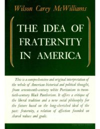 cover of the book The idea of fraternity in America  