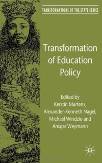 cover of the book Transformation of Education Policy (Transformations of the State)  