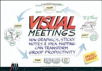 cover of the book Visual Meetings: How Graphics, Sticky Notes and Idea Mapping Can Transform Group Productivity  