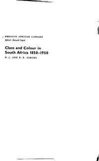 cover of the book Class and Colour in South Africa, 1850-1950  