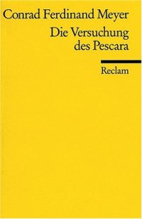 cover of the book Die Versuchung des Pescara  