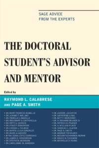 cover of the book The Doctoral Student's Advisor and Mentor: Sage Advice from the Experts  