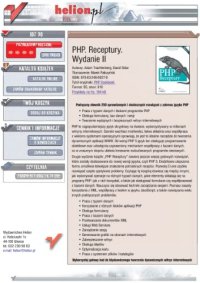 cover of the book PHP: receptury  