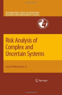 cover of the book Risk Analysis of Complex and Uncertain Systems