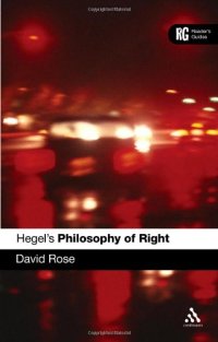 cover of the book Hegel's 'Philosophy of Right': A Reader's Guide  