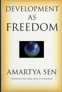 cover of the book Development as Freedom  