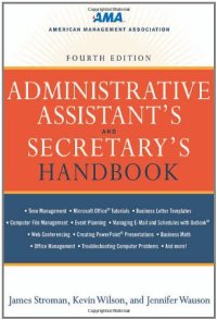 cover of the book Administrative Assistant's and Secretary's Handbook , Fourth Edition  