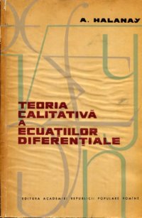 cover of the book Teoria calitativă a ecuaţiilor diferenţiale  