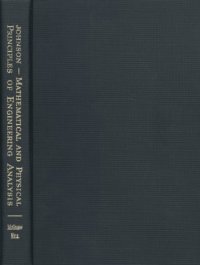 cover of the book Mathematical and Physical Principles of Engineering Analysis  