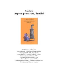 cover of the book Aspetta primavera, Bandini  