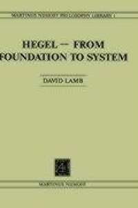 cover of the book Hegel—From Foundation to System