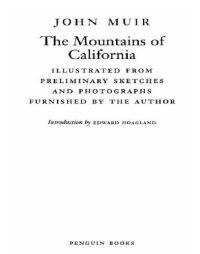 cover of the book The Mountains of California (Penguin Classics)  