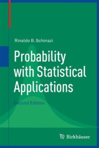 cover of the book Probability with Statistical Applications