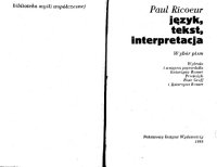 cover of the book Język, tekst, interpretacja: wybór pism  