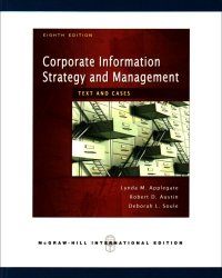 cover of the book Corporate Information Strategy and Management: Text and Cases (8th edition)  