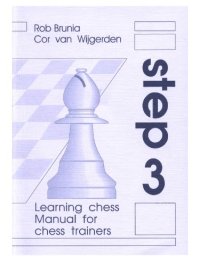 cover of the book Manual For Chess Trainers Step 3 The Step-by-Step Method  