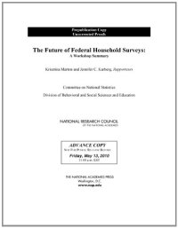 cover of the book The Future of Federal Household Surveys: Summary of a Workshop  