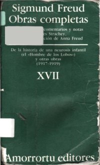 cover of the book Obras Completas - Tomo XVII de La Historia de Una Neurosis Infantil  