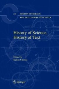 cover of the book History of Science, History of Text