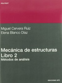 cover of the book Mecánica de estructuras II. Métodos de análisis  