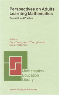 cover of the book Perspectives on Adults Learning Mathematics: Research and Practice