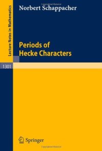 cover of the book Periods of Hecke Characters