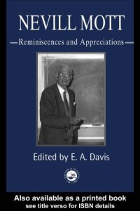 cover of the book Nevill Mott: Reminiscences And Appreciations