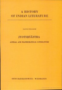 cover of the book A History of Indian Literature. Vol. VI. Fasc. 4 Jyotiḥsastra astral and mathematical literature  