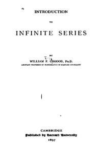 cover of the book Introduction To Infinite Series  