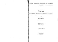 cover of the book Šurpu: A collection of Sumerian and Akkadian incantations  