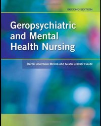 cover of the book Geropsychiatric and Mental Health Nursing  