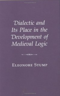 cover of the book Dialectic and Its Place in the Development of Medieval Logic  