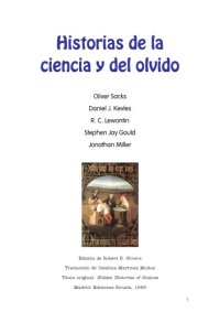 cover of the book Historias de la ciencia y del olvido  