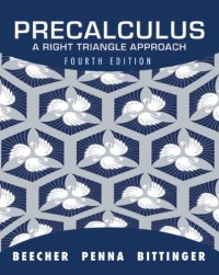 cover of the book Precalculus: A Right Triangle Approach, 4th Edition  