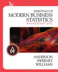 cover of the book Essentials of Modern Business Statistics with Microsoft Excel