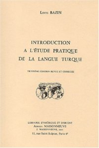 cover of the book Introduction à l'étude pratique de la langue turque  