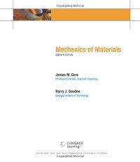 cover of the book Mechanics of Materials  