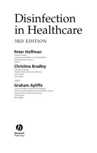 cover of the book Disinfection in Healthcare  