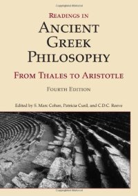 cover of the book Readings in Ancient Greek Philosophy: from Thales to Aristotle  