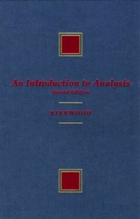 cover of the book An Introduction to Analysis, Second Edition  