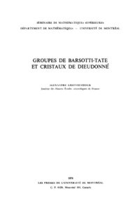 cover of the book Groupes de Barsotti-Tate at cristaux de Dieudonné  